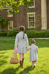 Smocked Bridget Dress - Wisteria Floral