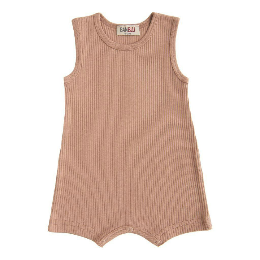 Pink Fawn Sleeveless Modal Shortie