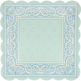 Western Bandana Square Plates