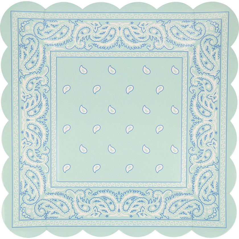 Western Bandana Square Plates