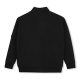 Black Half-Zip Sweatshirt