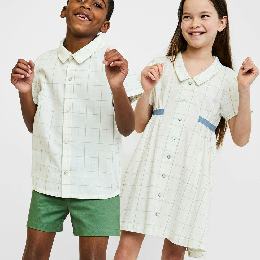 Jack Lee Shirt, Seafoam Plaid