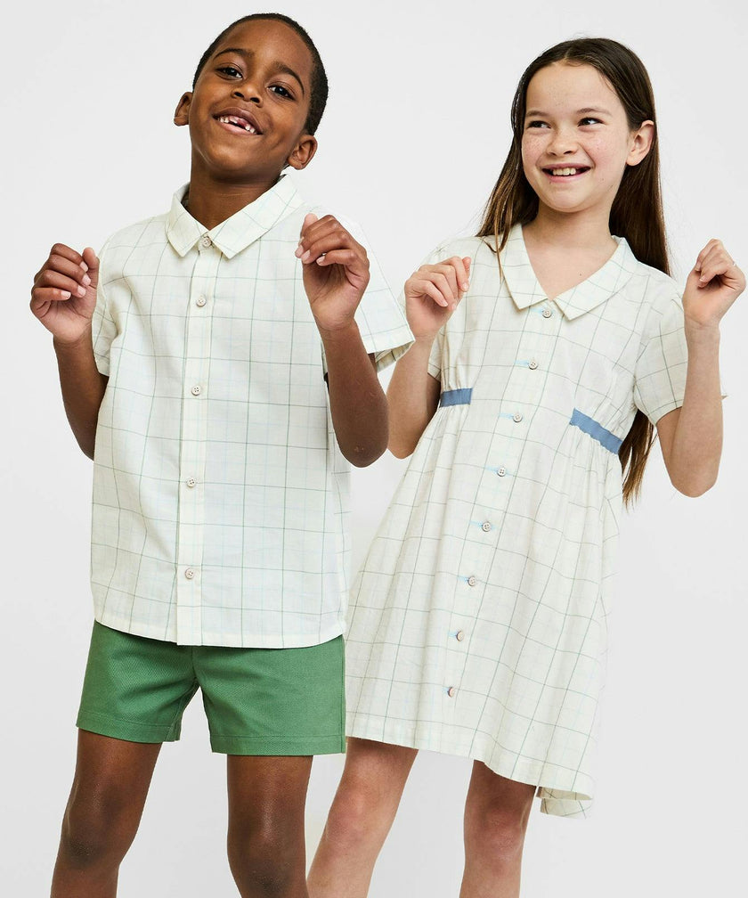 Jack Lee Shirt, Seafoam Plaid