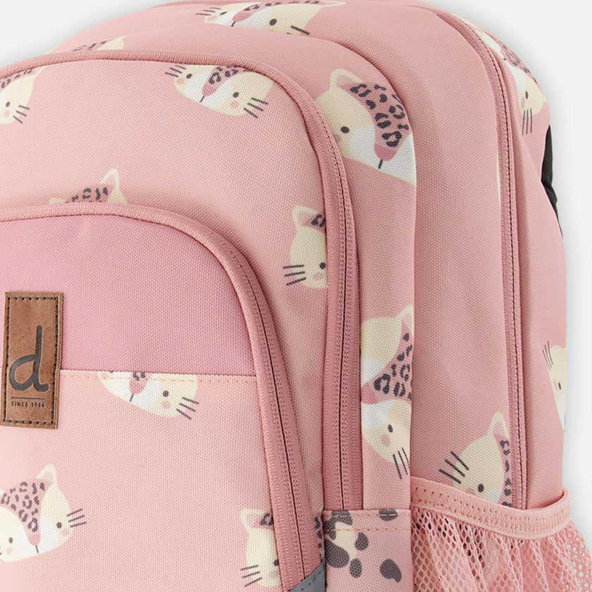 Little Girl Leopard Adorable Compact Functional Spacious Backpack