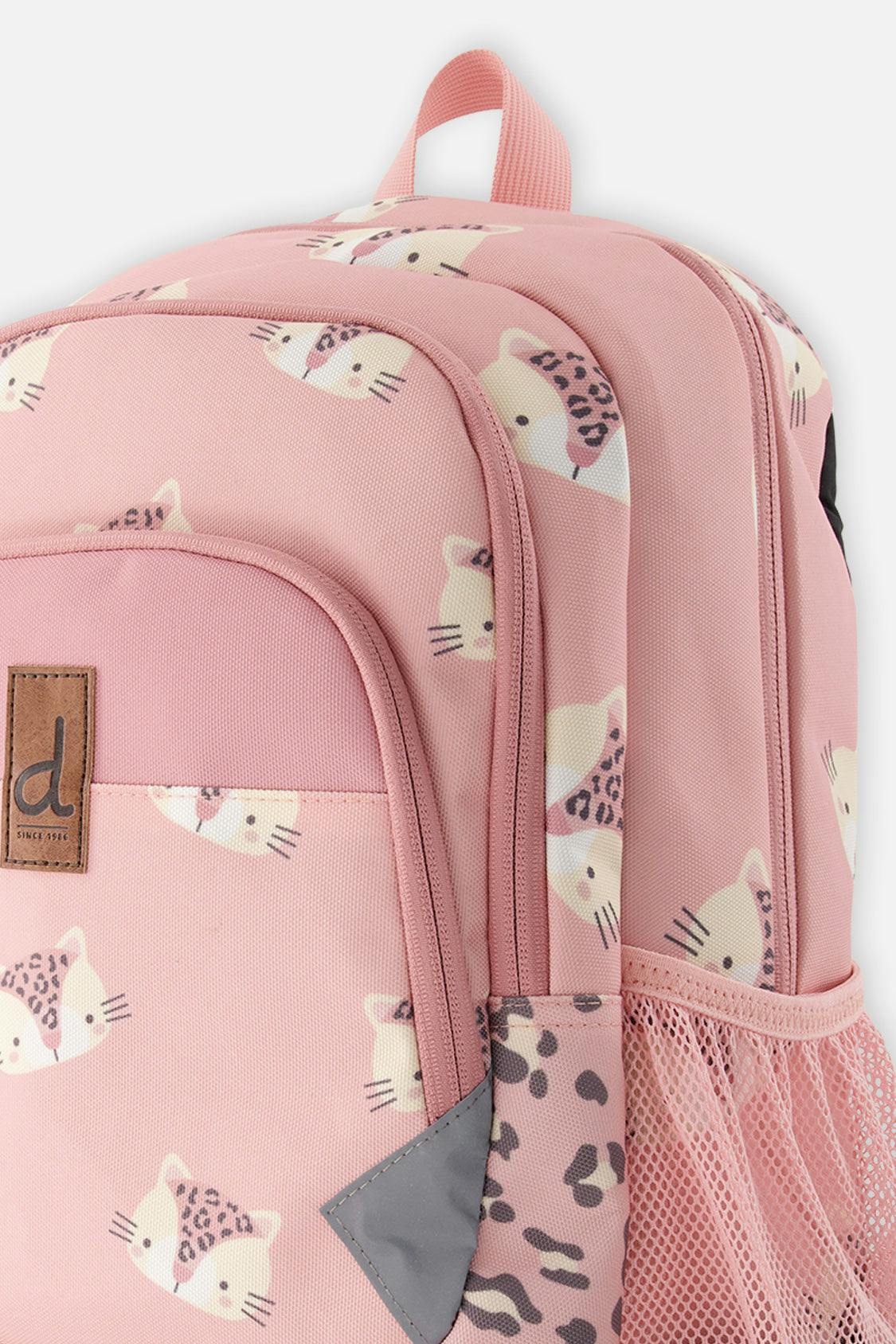 Little Girl Leopard Adorable Compact Functional Spacious Backpack
