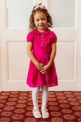 Mini Cassian Dress in Hot Pink