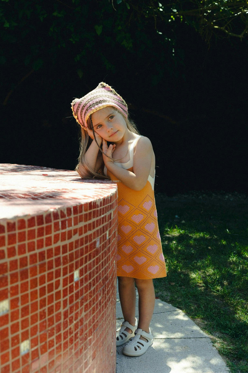 Happymess | children's organic cotton dress - tangerine | 3-4T | Adult | Women's Clothing