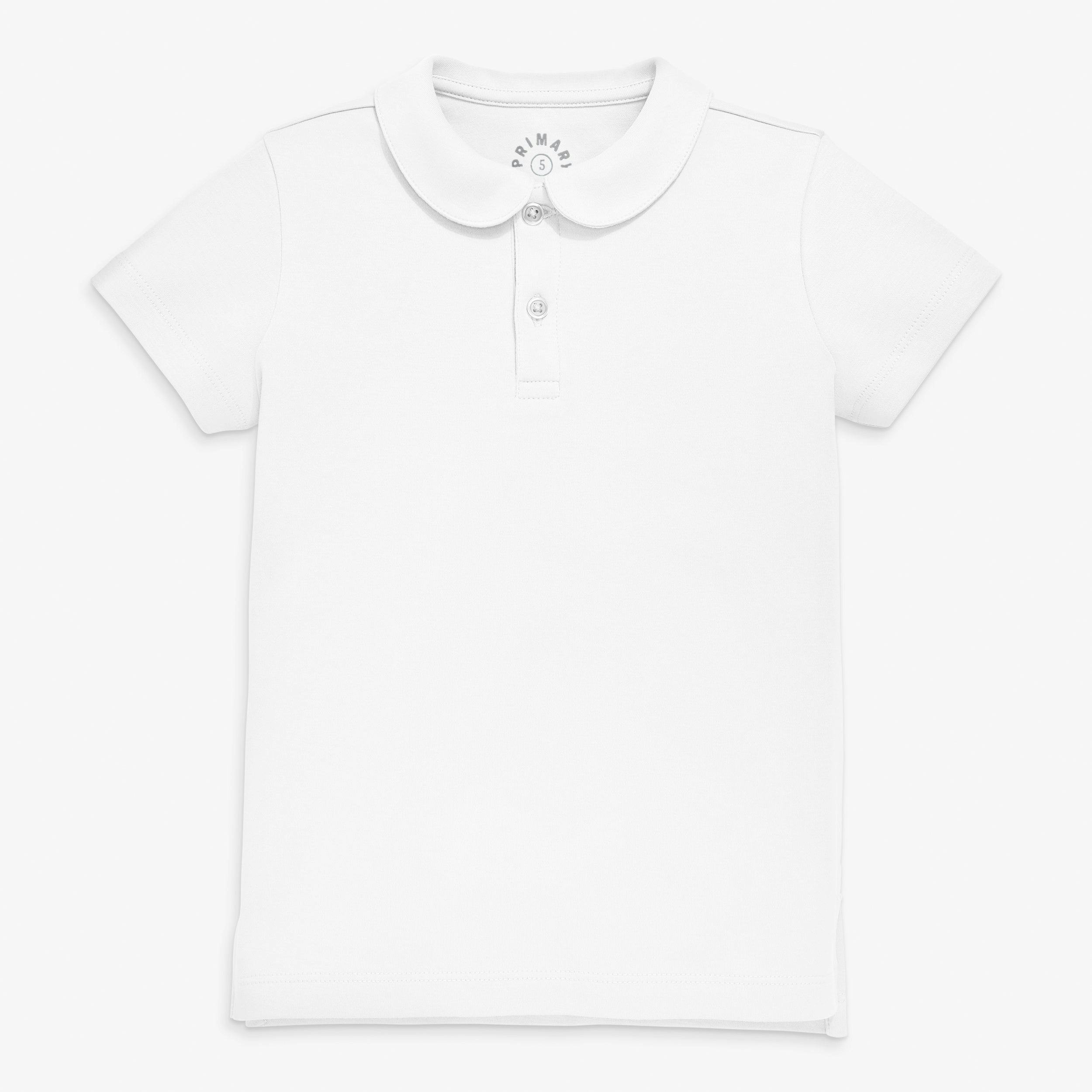 Kids short sleeve peter pan polo