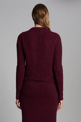AVA SWEATER | MERLOT