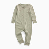 Ribbed Clever Zip Snug Fit Pajamas