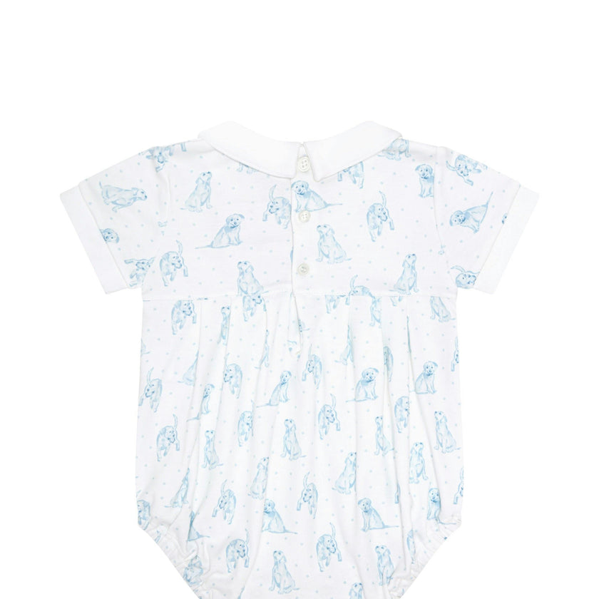 Blue Puppy Love Print Bubble