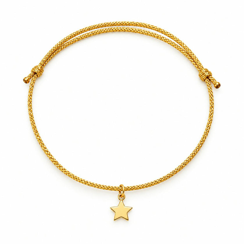 Gold Star Charm Bracelet