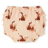 Floral Fox Organic Cotton Ruffle Bloomer
