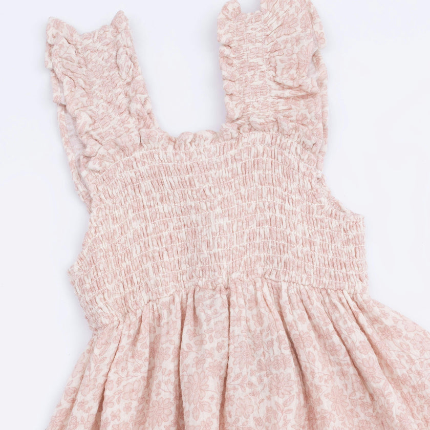 Harper Floral - Smocked Sundress with Bloomer