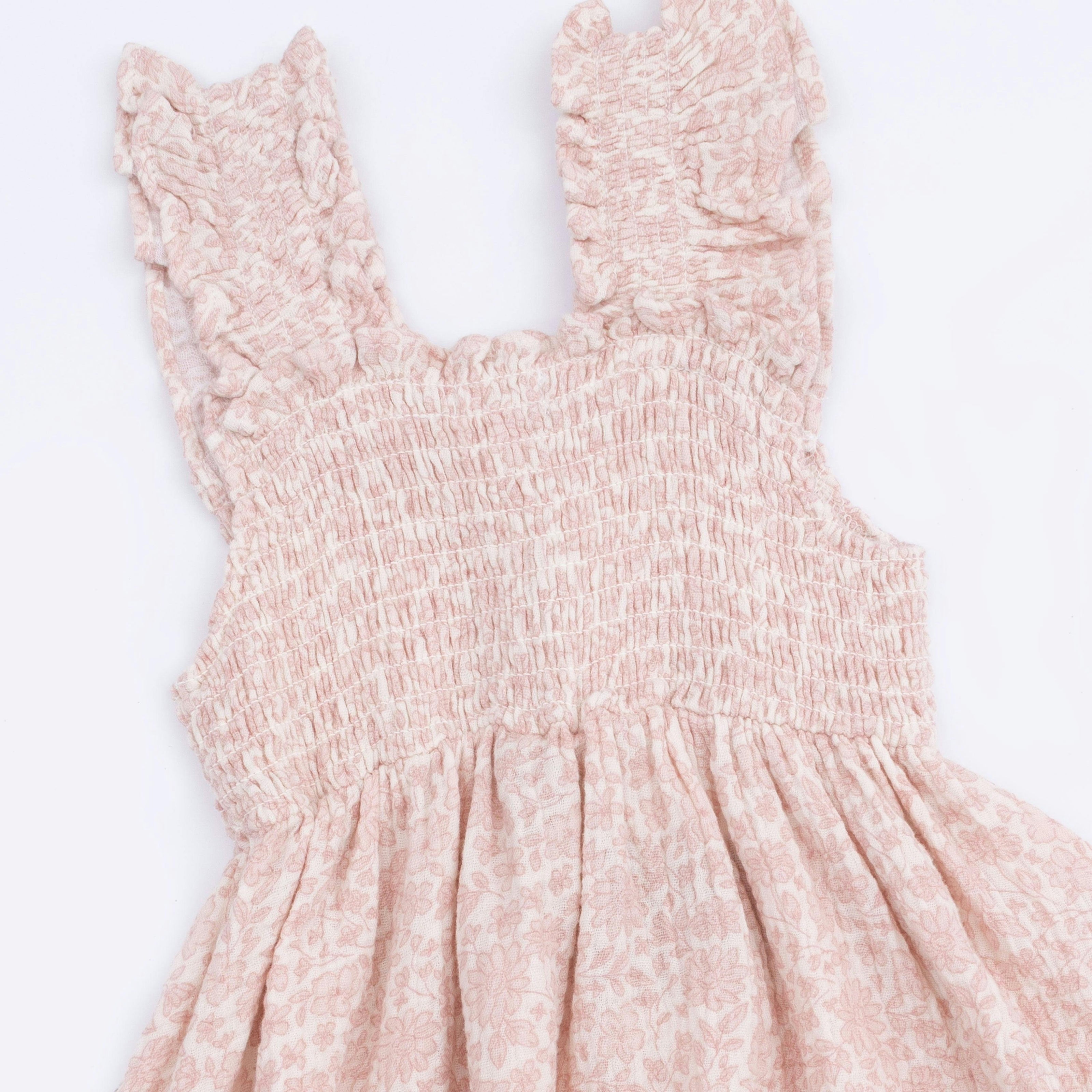 Harper Floral - Smocked Sundress with Bloomer