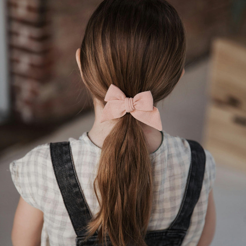 Baby Tied Bows, Pink/Yellow Bundle Set