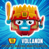 Battle Ballz: Training Pack - Volcanon - Weapon Wielding Toy Aztec Warrior