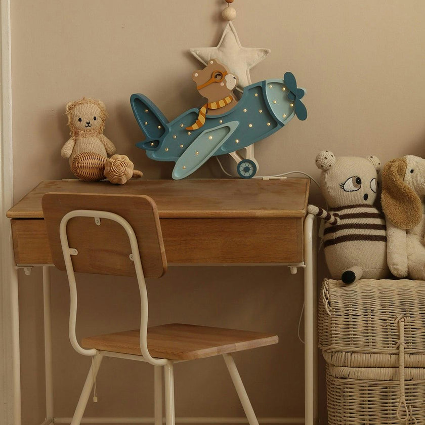 Little Lights Vintage Plane Lamp
