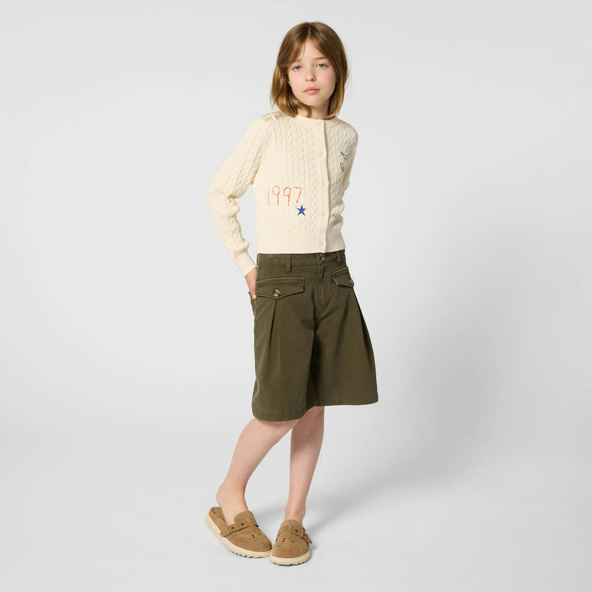 ZADIG & VOLTAIRE Embroidered Soft Cardigan - Off White