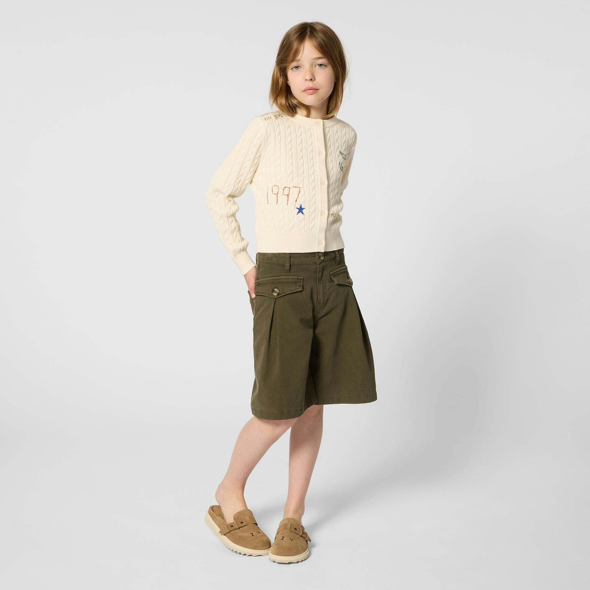 ZADIG & VOLTAIRE Embroidered Soft Cardigan - Off White