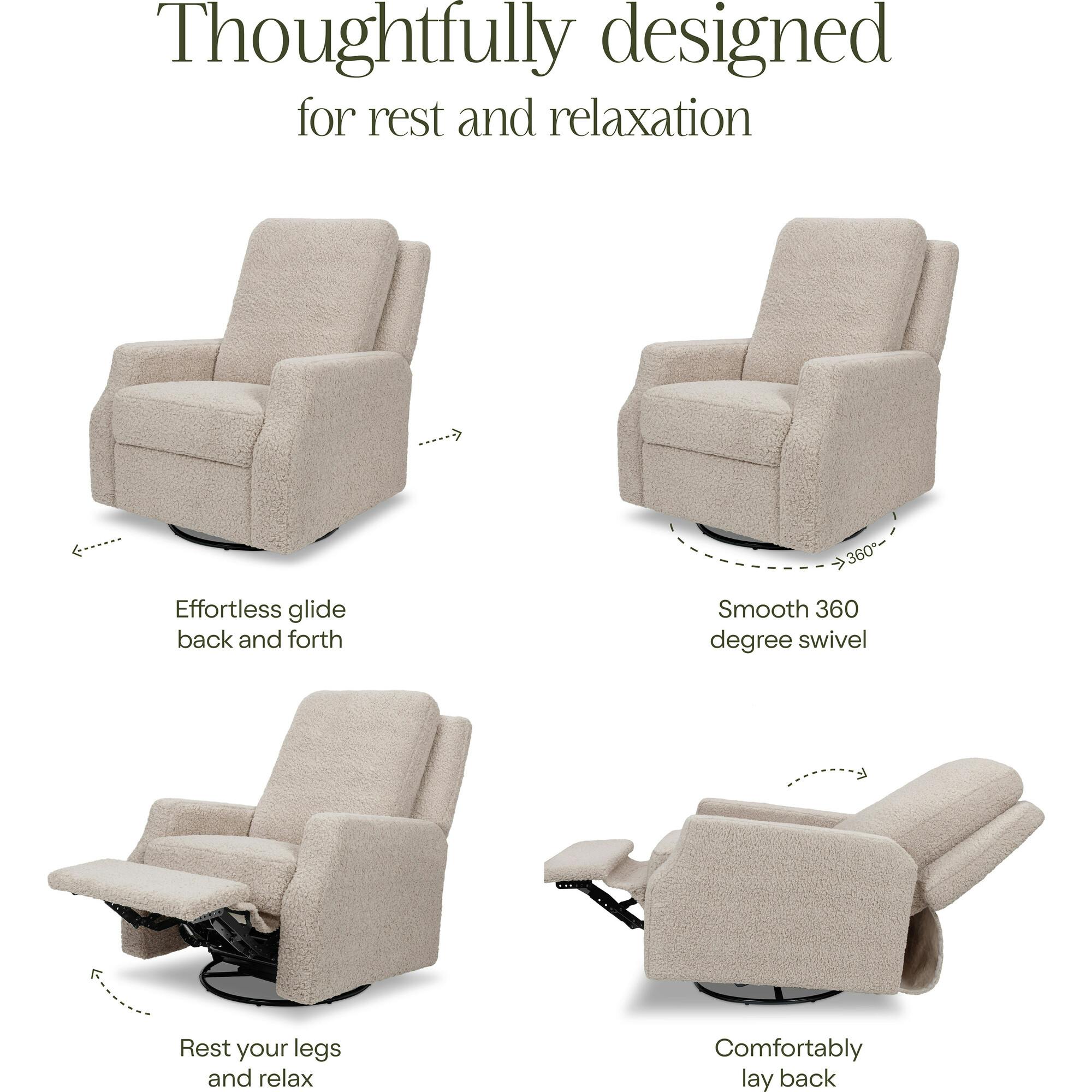 Crewe Recliner & Swivel Glider