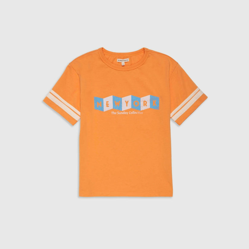 Organic Weekend Tee in Overtime Orange