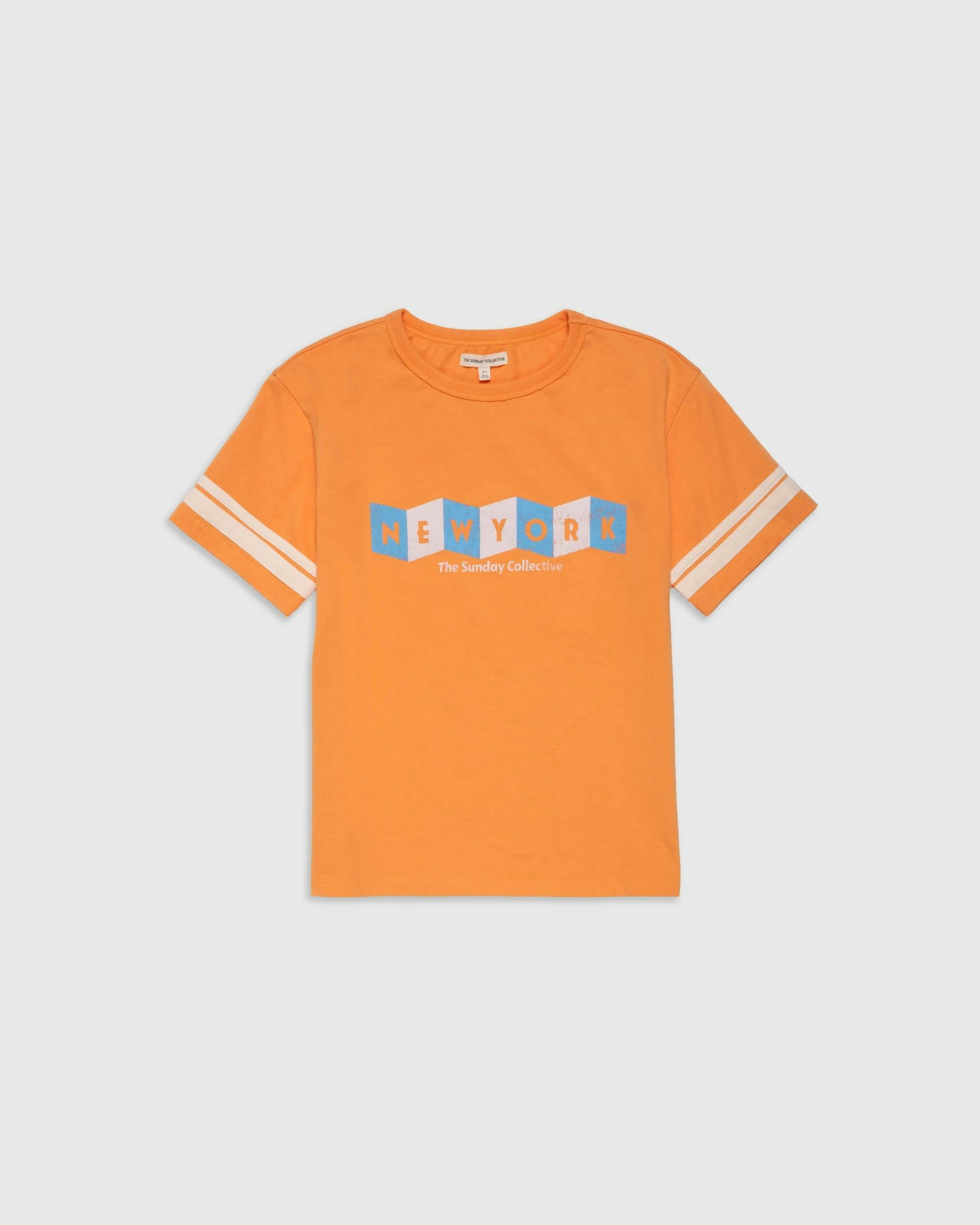 Organic Weekend Tee in Overtime Orange