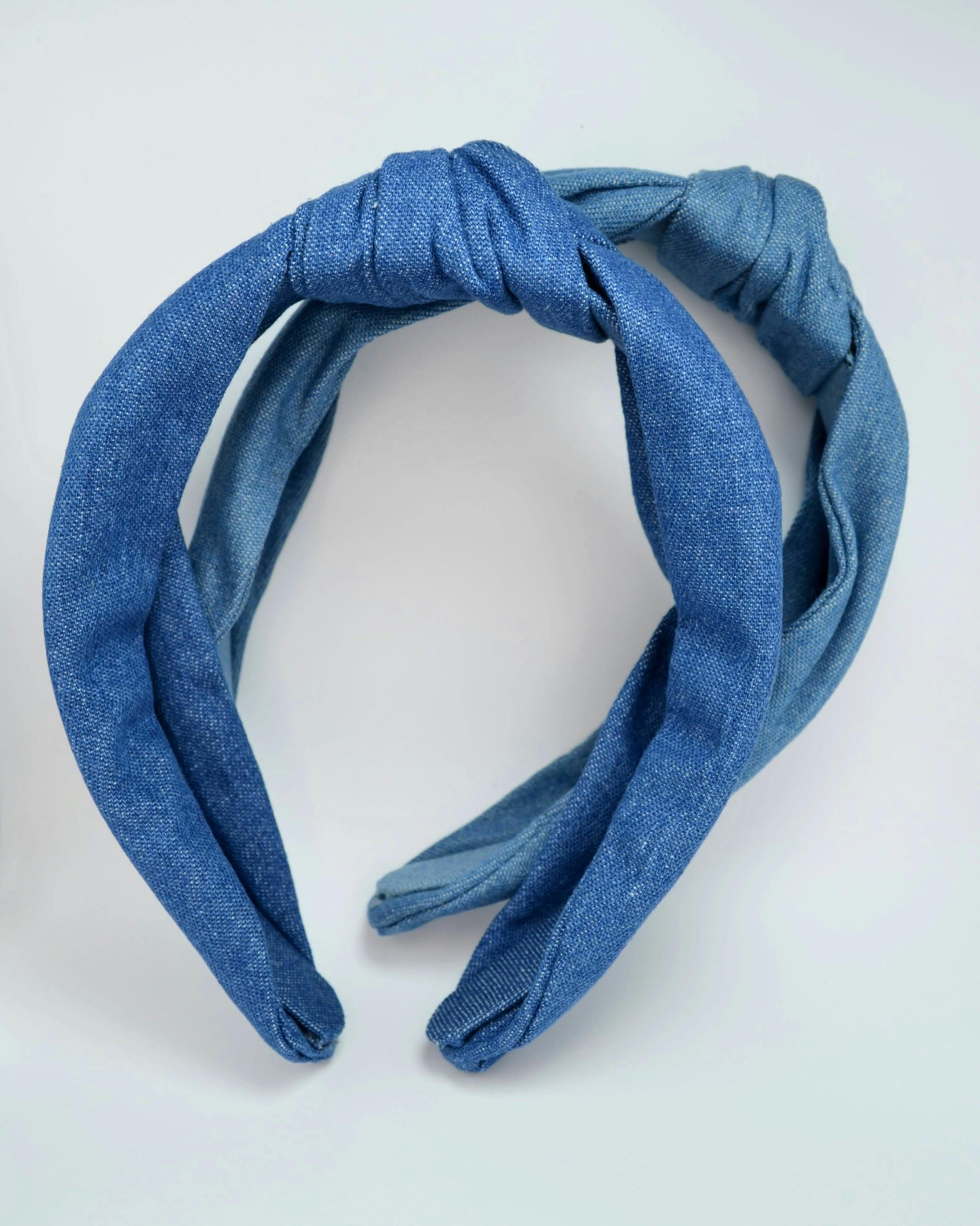 Comfy Denim Knot Headband
