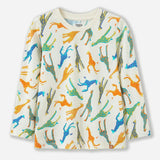 Colorful Giraffes Long Sleeve Tee