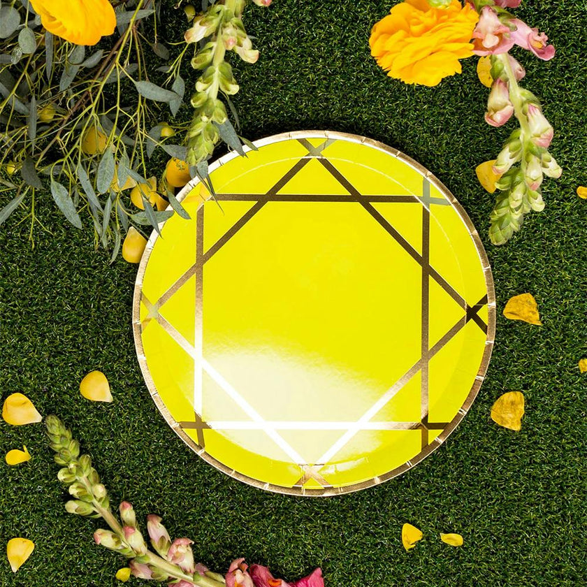 Chartreuse Enchanté Dinner Plates