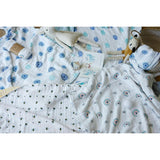 Organic Muslin Four-Layer Reversible Snug Blanket