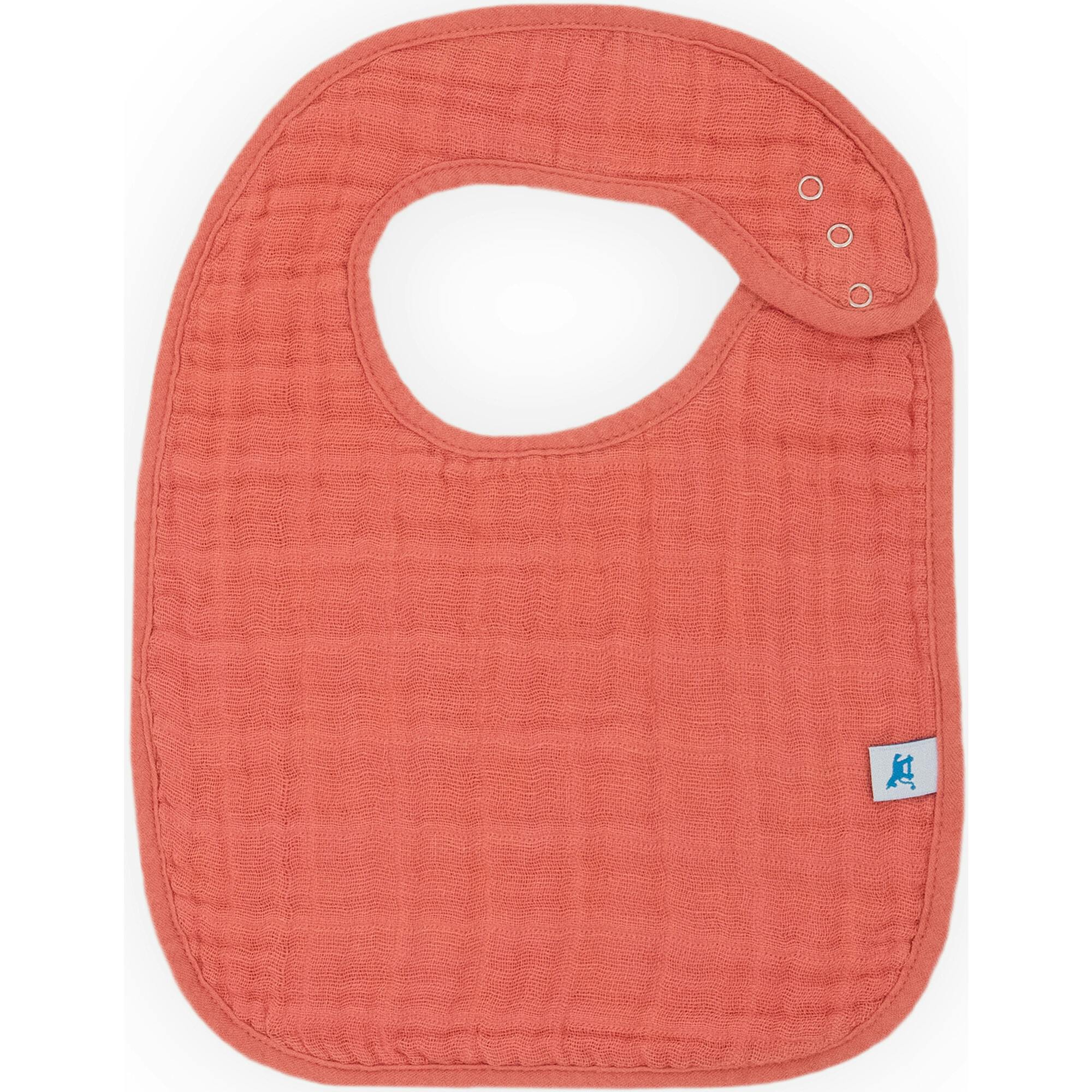 Cotton Muslin Classic Bib 3 Pack - Light Pink