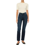 Halle Straight High Rise Instasculpt 29" Jeans | Mediterranean