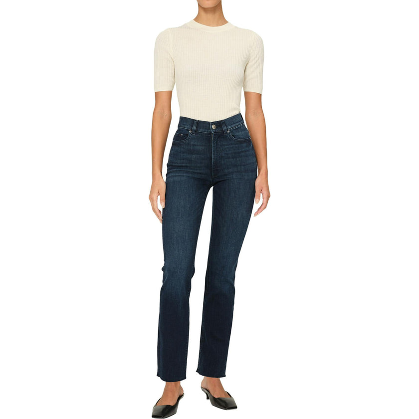 Halle Straight High Rise Instasculpt 29" Jeans | Mediterranean