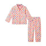 Girls (2-4) Buttondown Pajama Set | Gummy Bears - Pink