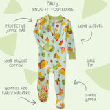 CRUZ Snug Fit Footed Sleeper
