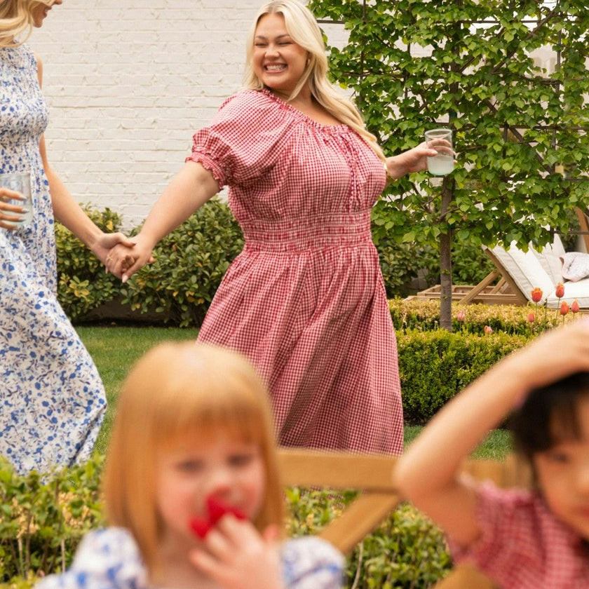 Jessie Dress in Red Gingham
