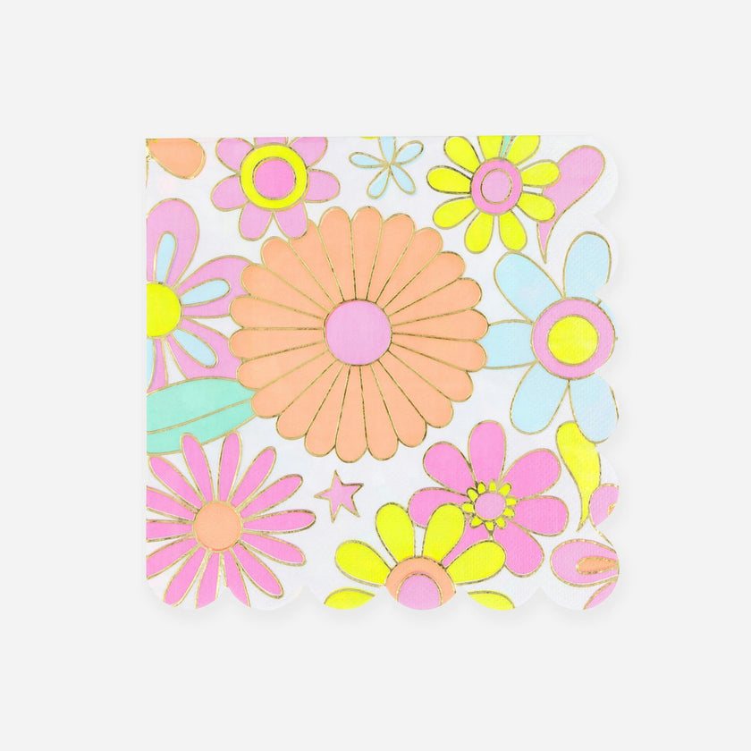 Flower Power Large Napkins