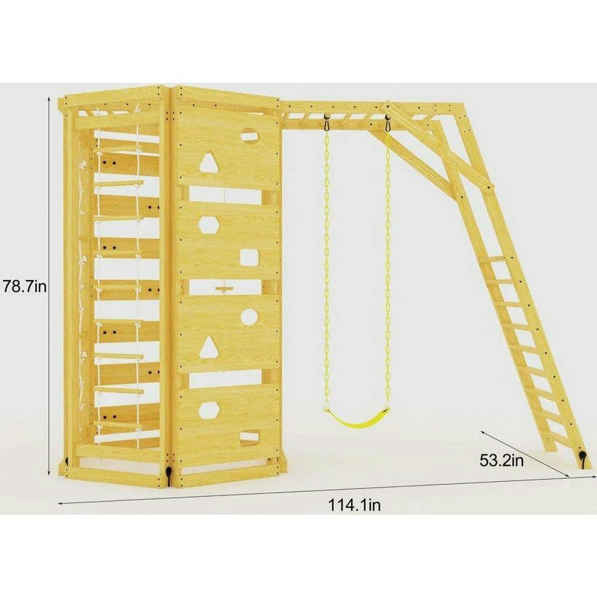 Hawthorn Large – Natural | Octagon Outdoor Jungle Gym