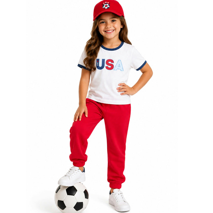 USA Soccer Bow Baseball Hat