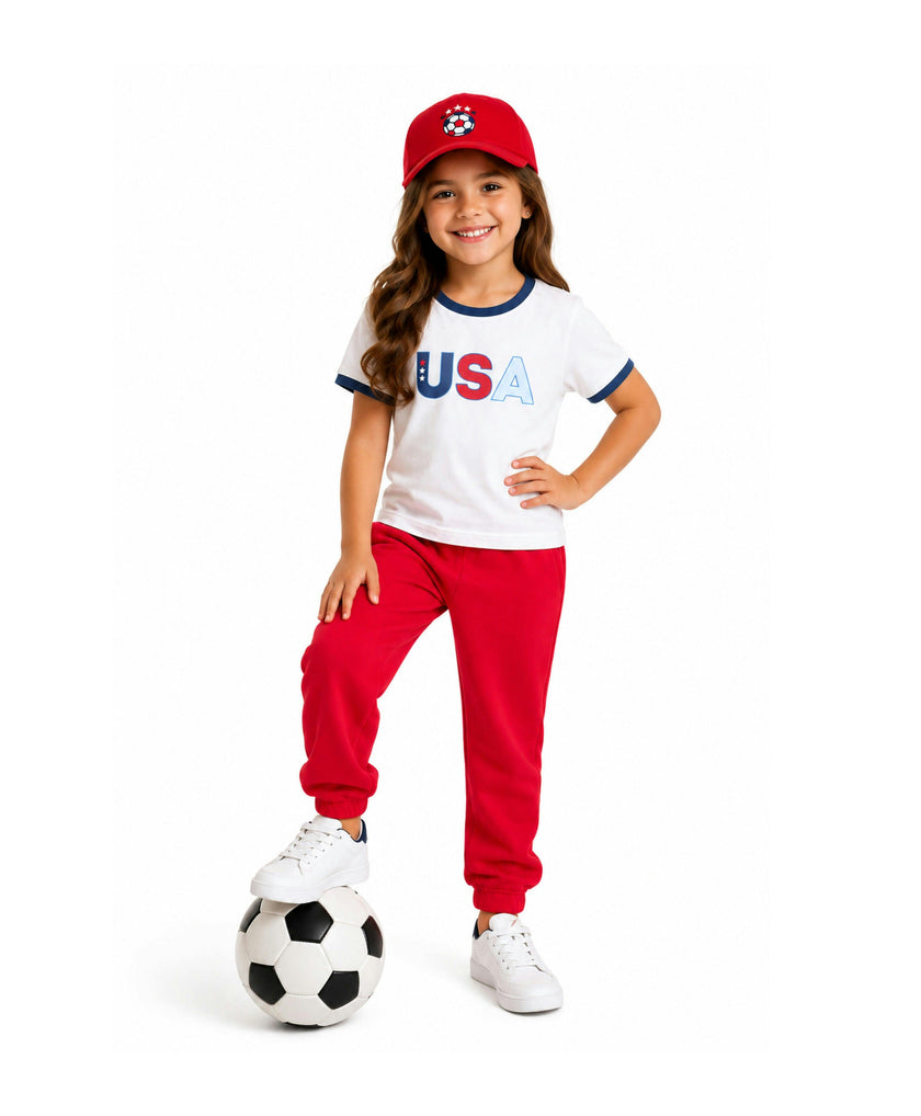 USA Soccer Bow Baseball Hat