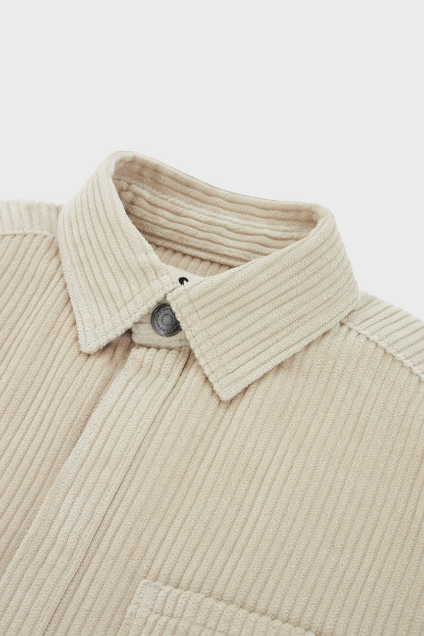 Organic Cotton Oversized Corduroy Shirt Jacket