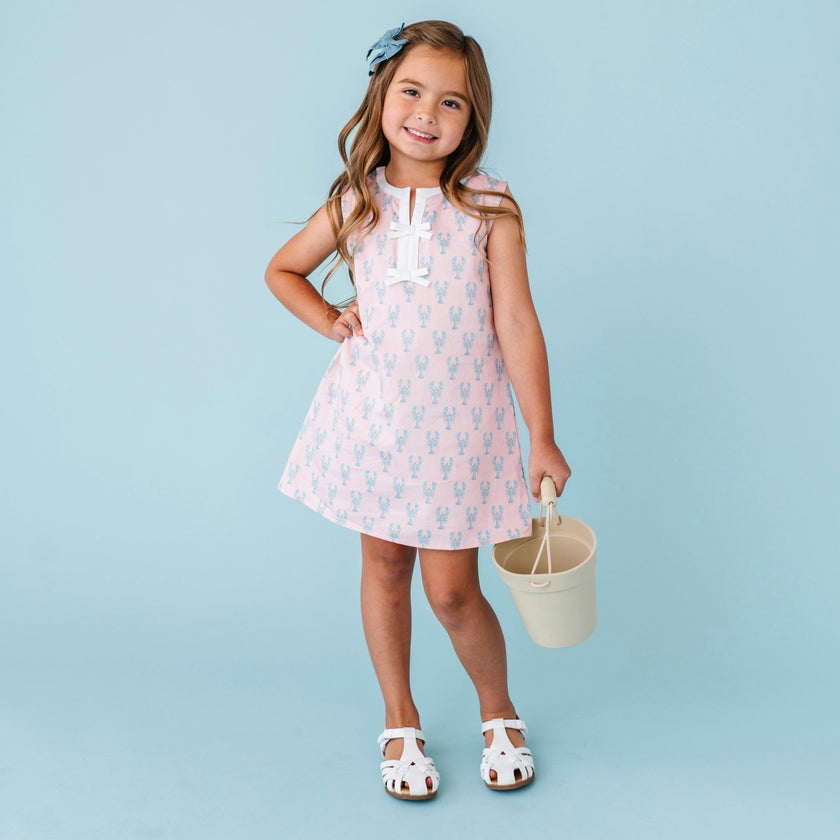 Pastel Pincers Shift Dress