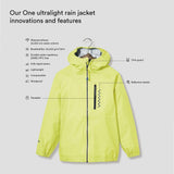 One ultralight rain jacket