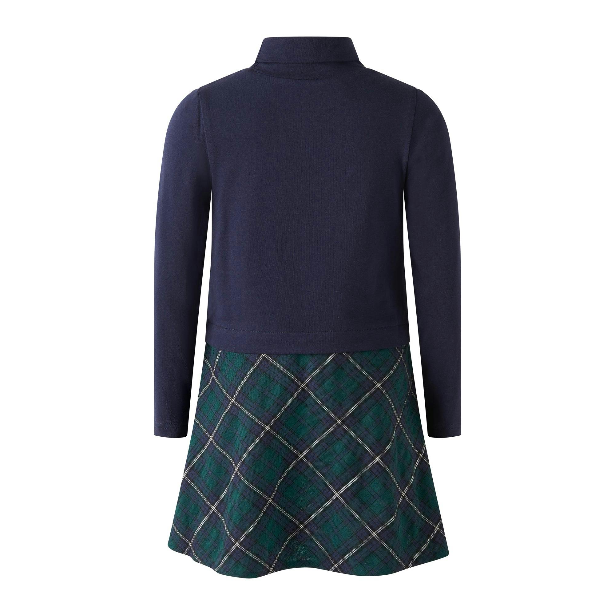 Tartan Turtle Neck Dress