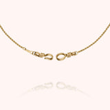 Rope Chain Necklace, Yellow Gold Filled
