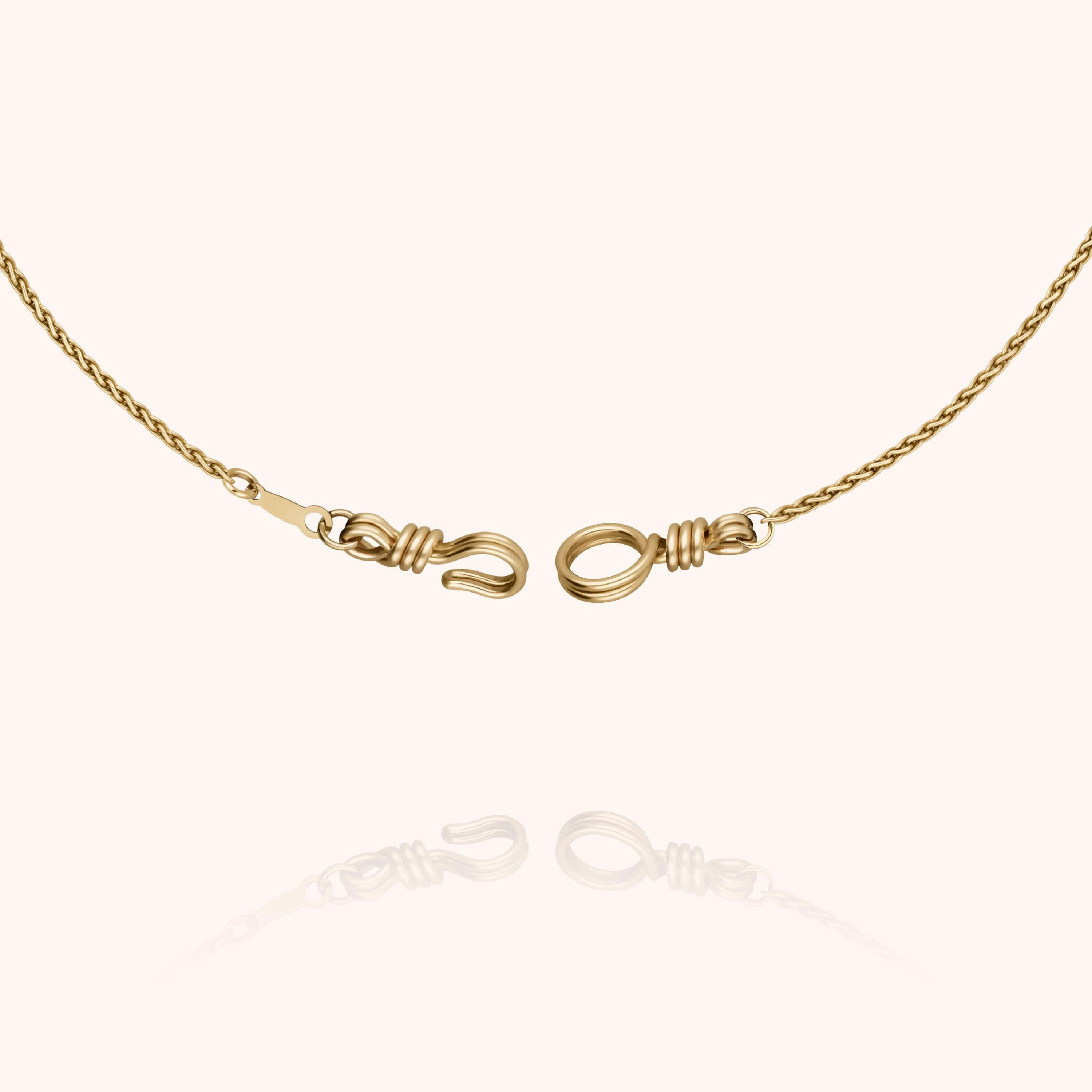 Rope Chain Necklace, Yellow Gold Filled