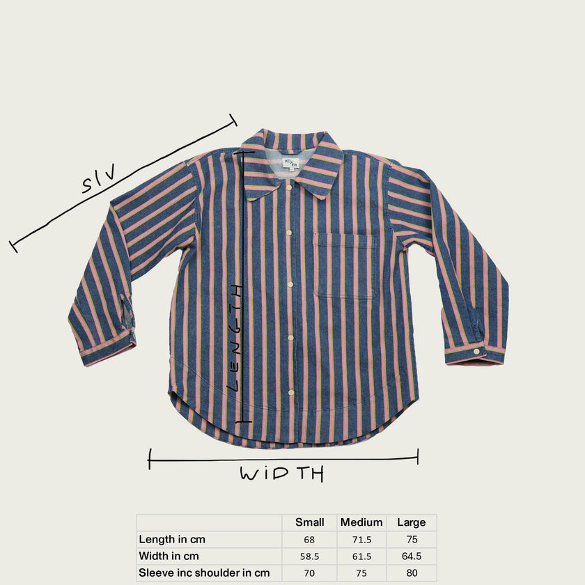 Adult Jagger Denim Dot Overshirt