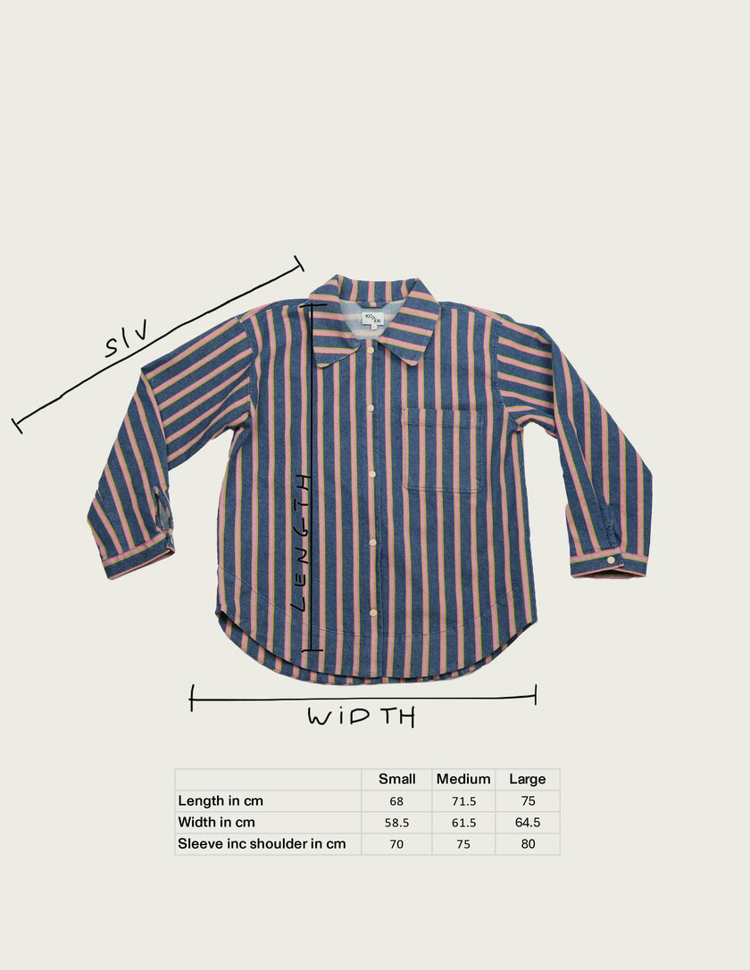 Adult Jagger Denim Dot Overshirt