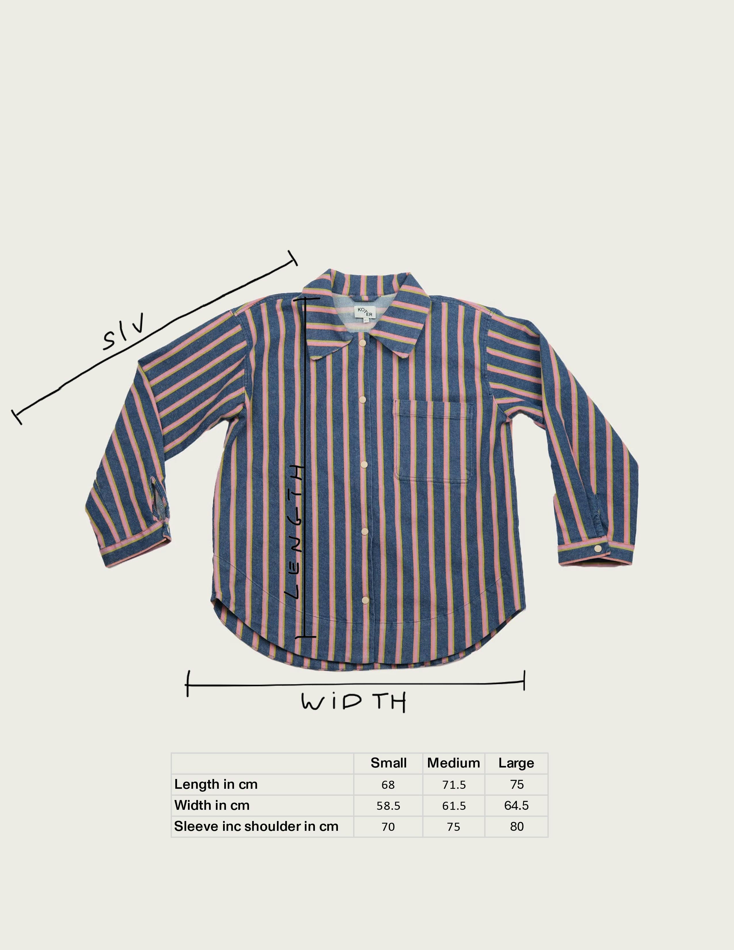 Adult Jagger Denim Dot Overshirt